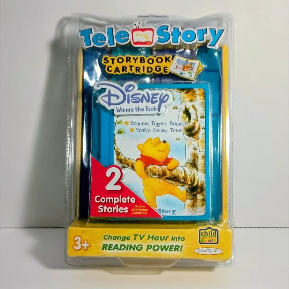 Tele Story  Storybook Cartridge Disney Winnie the Pooh - 2 Complete Stories NIB
